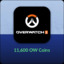 Overwatch 2 - 11800 coins Login Top Up.