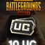 PUBG 10 UC GLOBAL STORABLE