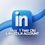 linkedIn 1 year old account 2 connections