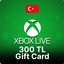 Xbox Live 300 TL Gift Card Turkey