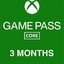 Xbox Game Pass Core 3 Month GLOBAL CODE