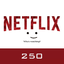 Netflix Gift Card 250 ₺ TL TRY (Stockable) TR