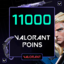 Valorant - 100$ / 11000 VP - Gift Card