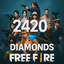 Garena Free Fire 20$ 2200+220 (2420) Diamonds