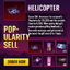 ⚡ 125K Helicopter Popularity | Last-Minute ⚡