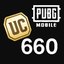 PUBG MOBILE 600 + 60 UC [ GLOBAL CODE ]
