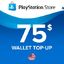 Playstation Network PSN 75 USD (USA) 75USD