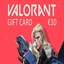 Valorant - Riot Cash 10€ Euro EU (Stockable)