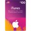 iTunes Gift card USA store 100 USD