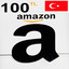 AMAZON GIFT CARD 100 TL ( TURKEY ) STORABLE