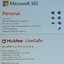 Microsoft 365 + McAfee LiveSafe incl. VPN