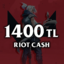 Riot Cash 1400 TRY (TL) - Valorant - 7300 VP