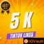5K (5000) TikTok Likes J'aime TikTok ( for mo