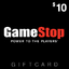 GameStop Gift Card - $10 USD