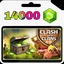 Clash OF Clans14000 Gems (LOGIN INFO REQUIRE)