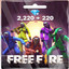 Free Fire 2200 + 220 Diamonds Pins (Garena)