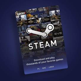 £10 Steam Wallet Gift Card Digital Voucher Co