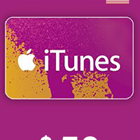 iTunes Gift Card 50$ USA