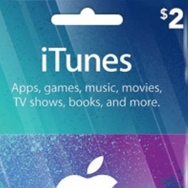 ITunes Gift Card - $2 USD - Version US