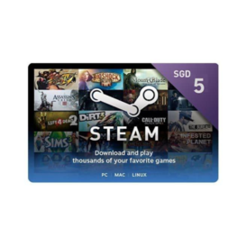 Steam Wallet Gift Card - 5 SGD (Guarantee)