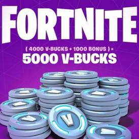 Fortnite 5000 V-books to YOUR PC/PS/XBOX