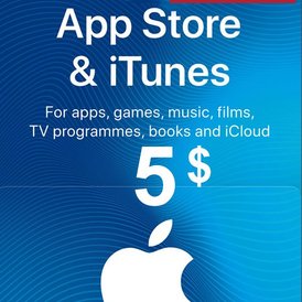 itunes gift card usa 5 usd