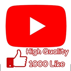 YouTube 1000 Like High Quality / Guarantee