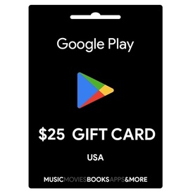 Google Play 25$ USA Only