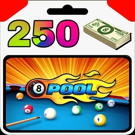 8 Ball Pool 250 Cash (LOGIN INFO REQUIRE)