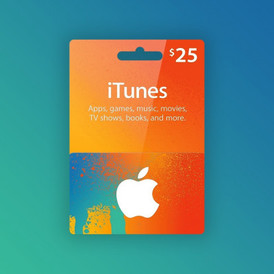 25$ iTunes Gift Card USA