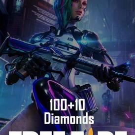 Free Fire 100 + 10 Diamonds Pins (Garena)