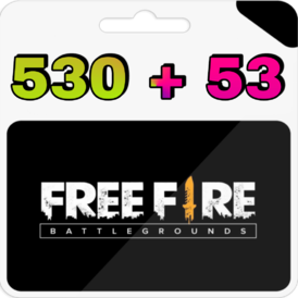 Free Fire 530+53 Diamonds(Garena)For WMZ