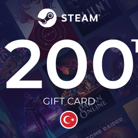 Steam Gift Card 200TL (Turkey) Stockable