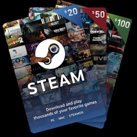 Steam gift card 50 reais