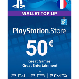 PlayStation PSN France 50 EUR STOCKABLE