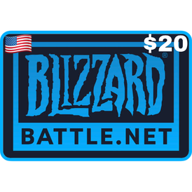 Buy Blizzard Gift Card USD $20 Battlenet for $19.38