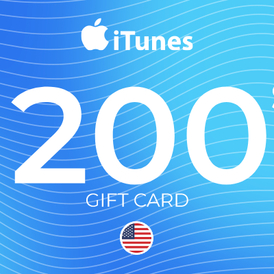 ITunes Gift Card 200$ USD (USA)