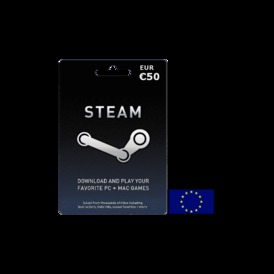 Steam Wallet 50 € - 50 Euro STOCKABLE