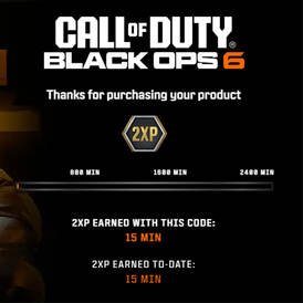 15 MIN DOUBLE XP BOOST💉COD BLACK OPS 6🔥GLOB