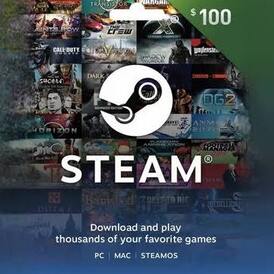 Steam Gift Card 100 USD
