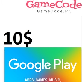 $10 Google Play Gift Card USA