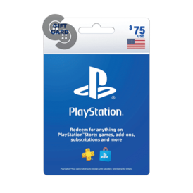 Playstation Network PSN 75 USD (USA) 75$