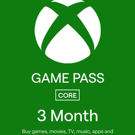 Xbox Game Pass Core 3 Months Global Key