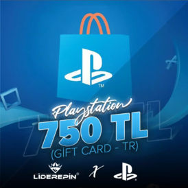 Playstation Network PSN 750 TL TRY Stockable