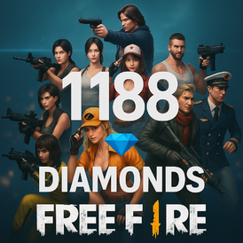 Garena Free Fire 10$ 1080+108 (1188) Diamonds