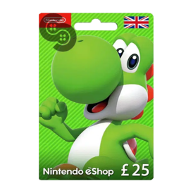 25£ Eshop Gift cards Nintendo Switch