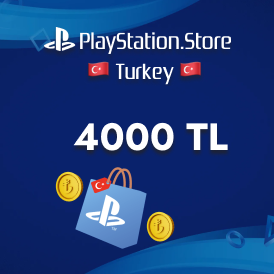 PlayStation TR Network PSN 4000 TL TRY