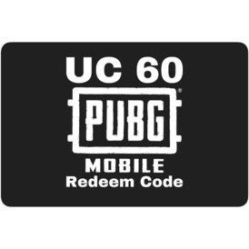 PUBG Mobile UC 60 Redeem Code Global