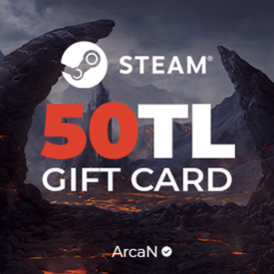 [CHEAPEST] 50 TL Steam Gift Card (Turkey)
