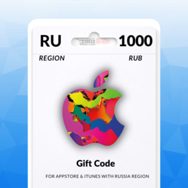 Apple iTunes Gift Code Russia 1000RUB